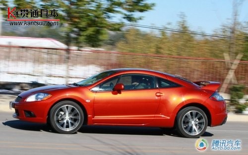 前驱跑车王者 腾讯试驾三菱伊柯丽斯跑车