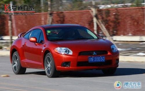 前驱跑车王者 腾讯试驾三菱伊柯丽斯跑车