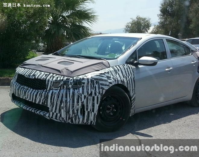 2016 Kia Cerato facelift Spied 01